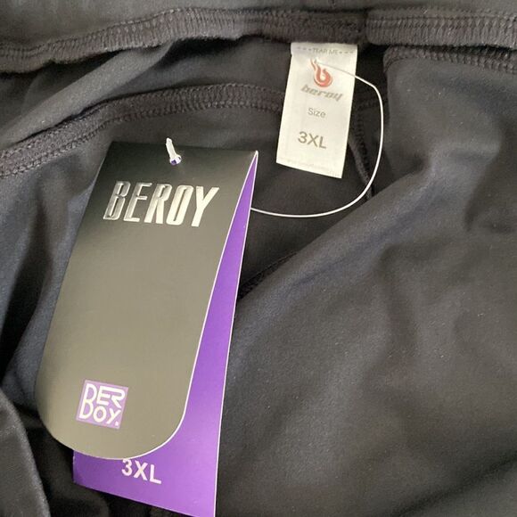 Beroy Shoeta solid black side pockets 3xl NWT - Picture 4 of 4